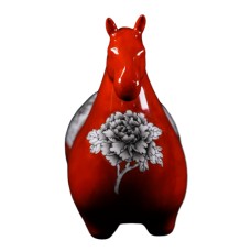 Dessin Horse Modele (Rouge)