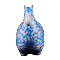 Dessin Horse Fleur (Porcelain)