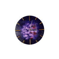 Galaxie Clock (Violet)