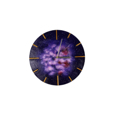 Galaxie Clock (Violet)