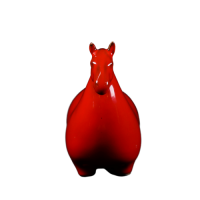 Dessin Horse Solide (Rouge)