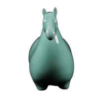 Dessin Horse Solide (Verte)