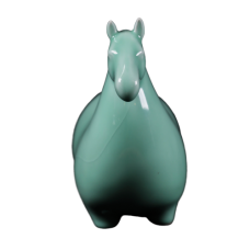 Dessin Horse Solide (Verte)