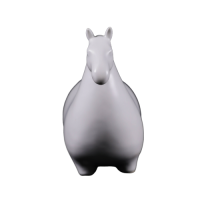 Dessin Horse Solide (Blanc) 
