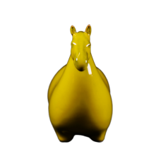 Dessin Horse Solide (Jaune)