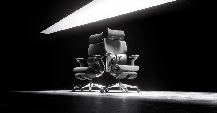 Ergonomic chair with comfortable setup